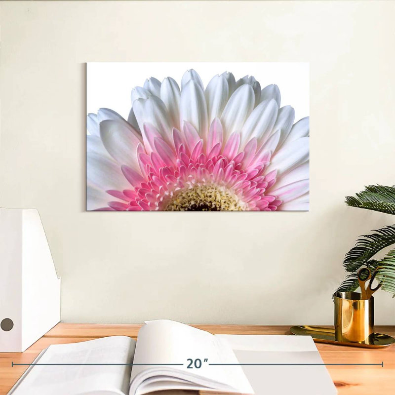 Pétales de fleurs roses Harnek, H 8 po x l 12 po
