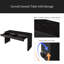 Console incurvée avec rangement, table d'entrée en bois avec 2 tiroirs, consoles rustiques de ferme pour le vestibule, le couloir et le salon-803661870
