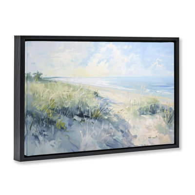  «Sunny Day At The Coast», toile flottante encadrée par Gina Kelly