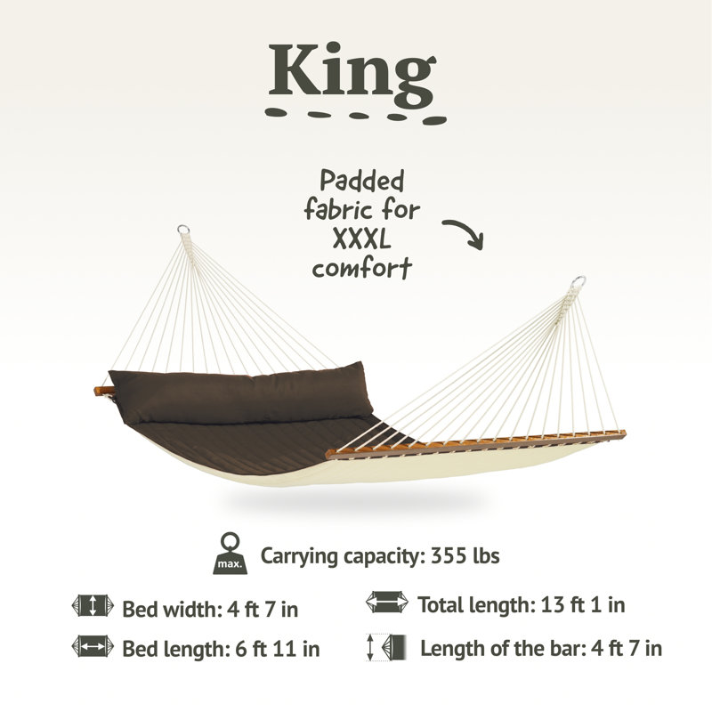 Hamac avec barre d'écartement de style nord-américain, Arabica