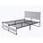 King 39.89'' Steel Bed Frame