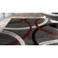 Weekes Performance Area Rug in Gray/Red/Black-439930008