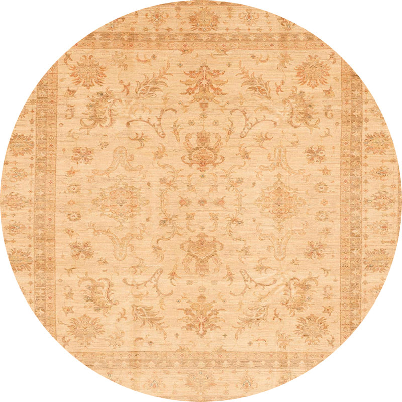 Tapis abstrait moderne 3977, Rond 8 pi