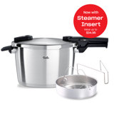 Vitaquick® Premium Pressure Cooker, 2.6 Quart With Steamer Insert And Tripod
