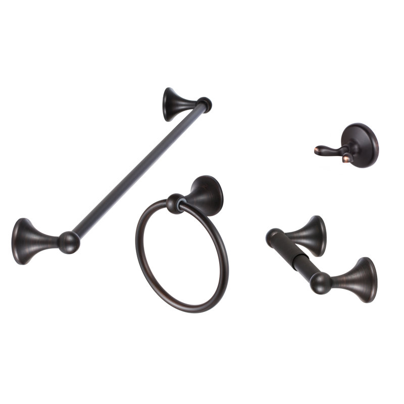Ensemble de salle de bain Ventura Series, deux colonnes, Bronze vintage