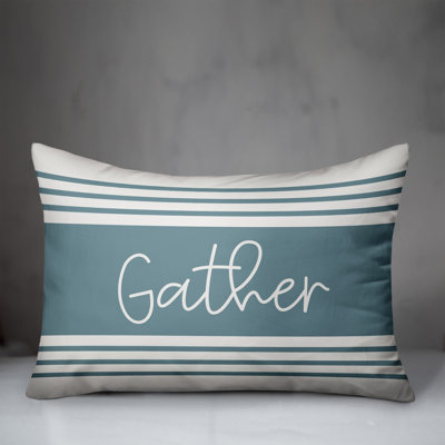 Striped Outdoor Throw Pillow