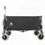 Chariot utilitaire pliable robuste de 132 cm (52 ​​po), capacité de 254 kg (560 lb), pliable et portable, avec pliage compact, noir et gris-136449057