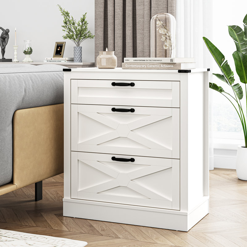 Commode 3 tiroirs en bois