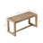 Brigida 31.5"W Solid Wood Bench,Entry Bench,Corridor Bench,Outdoor Bench-1864145168