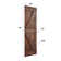 Paneled Wood and Metal K Series DIY Knotty Barn Door with Installation Hardware Kit