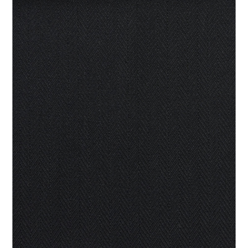 Sherlock Backed Polyester Fabric, Ebony
