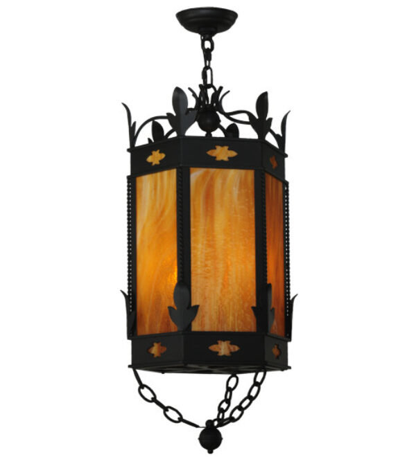 Luminaire suspendu géométrique 3 lumières Valhalla, Grain de café, Teinte thé