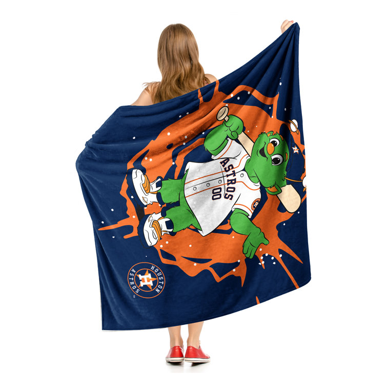 Houston Astros The Northwest Group 50 x 60 Mascot Silk Touch Sherpa Throw  Blanket