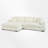 111.48" Wide L-Shape Upholstered Sectional-868888681