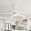 Ventilateurs de plafond à DEL 52 po avec ensemble d'éclairage et télécommande-1556980190-1556980161-1595520266