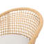 Élégante chaise de patio - PE brun, base en métal robuste, rembourrage hydrofuge tissé à la mode, structure, coussins moelleux