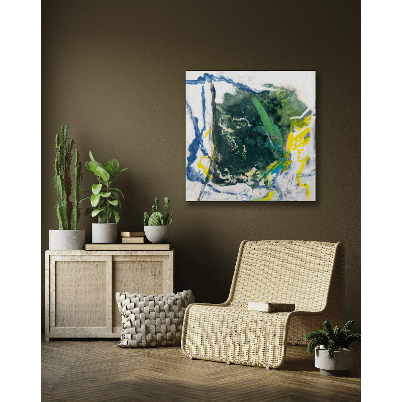 Pyrite by John Beard - Artist Enhanced Canvas Print, 30" H x 30" W x 1.5" D, Unframed