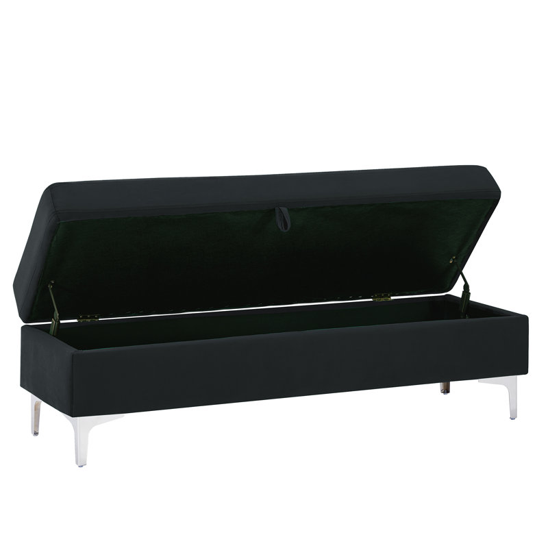 Repose-pieds Chyana, Velours noir