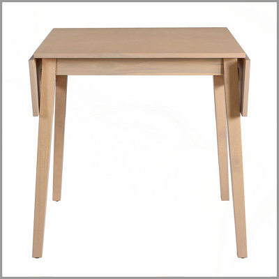 29"- 45" Extendable Dining Table For 4, Folding Kitchen Table With Rubberwood Legs, Space-Saving Dinner Table For Living Room, Kitchen, Dining Room, Small Space (Only Table)