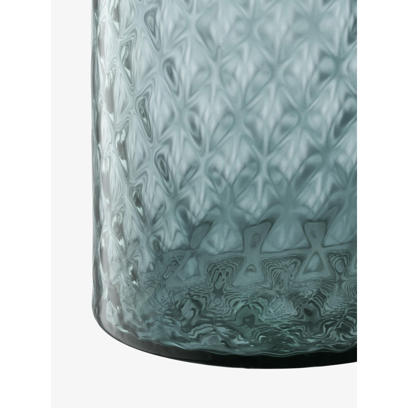 Dapple Hurricane Candle Holder, Water Blue