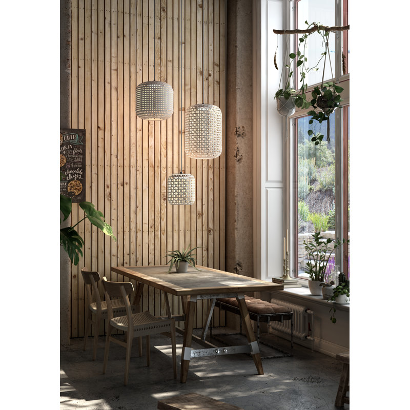 Nans 3 - Light LED Chandelier, Brown