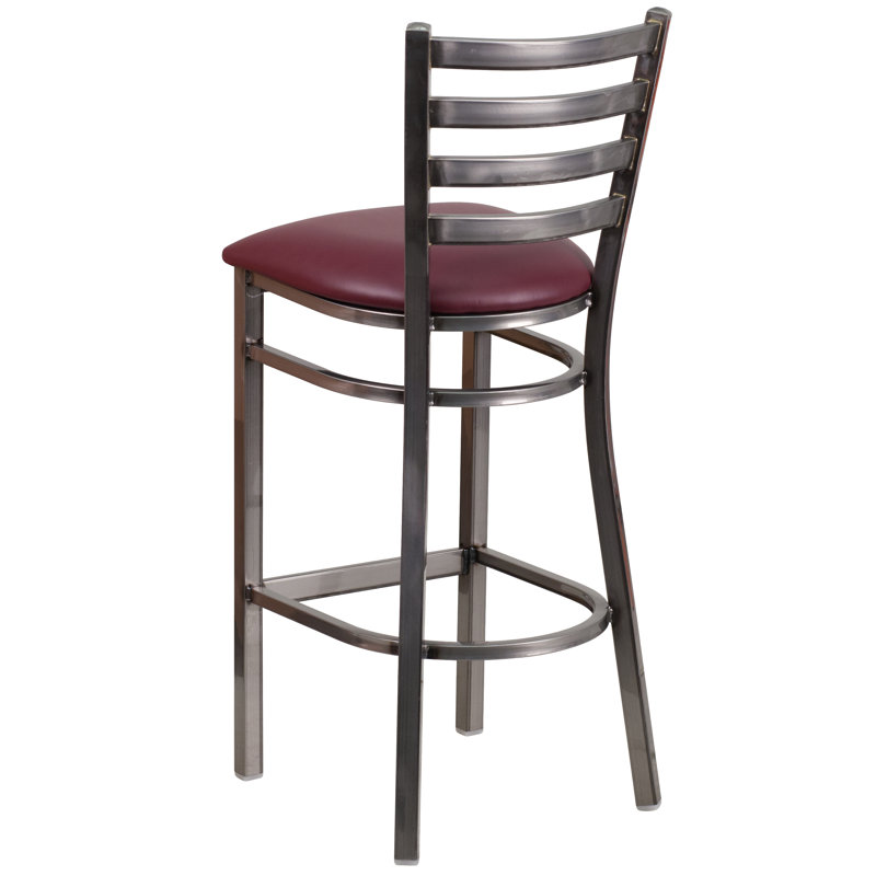 Tabourets de bar Brixton Hercules Series, Bourgogne, Clair, 2