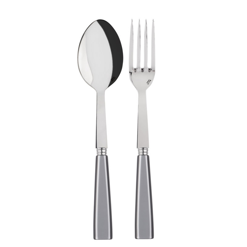 Icone 2 - Piece Flatware Set, Gray