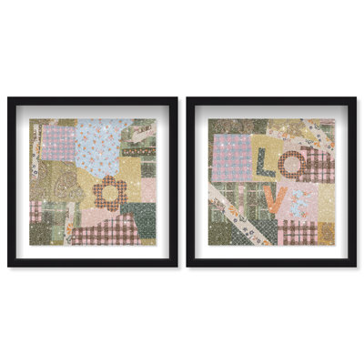 Retro Scarf Set Set by Oliver Gal