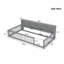 Lit en bois avec armoires de rangement et ports USB-430316908