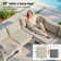 Anevaeh 8-Person Outdoor Patio All-Aluminum Sectional Conversation Set with Fire Pit Table and Cushions