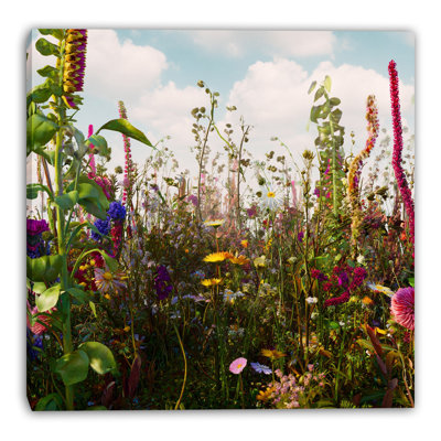 Luminous Cosmos Wrapped Canvas Wall Art