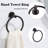 Stainless Steel Bathroom Hardware Set - Includes Towel Ring, Toilet Paper Holder, And 2 Robe Hooks - Durable 304 Stainless Steel With Modern Design-113863063