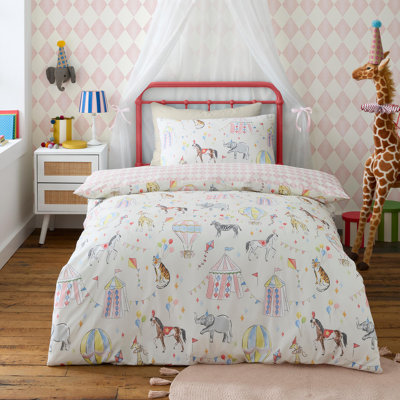Bedlam Chequered Duvet Cover Set with Pillowcases