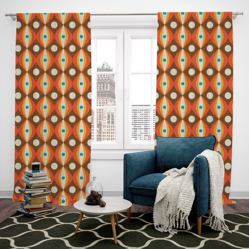 Rideau en polyester Franta, L 40 po x L 61 po