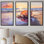 Coastal Treasures Sunset Seashell I - plage, art mural