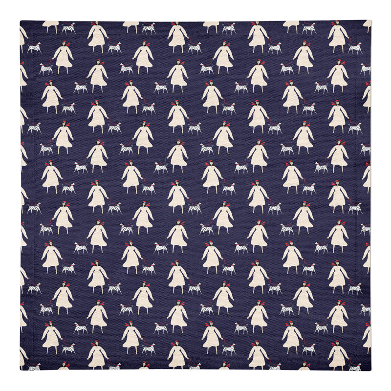 Serviette de table en sergé de coton 10 po