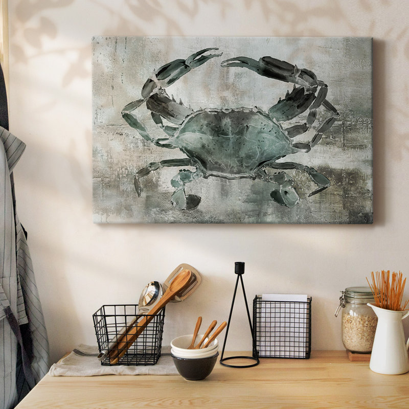 Toile tendue neutre crabe neutre II-Gallery, H 32 po x l 48 po