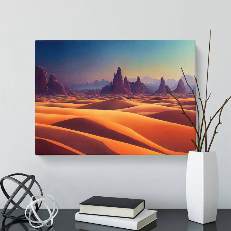 Desert View Vol.5 - Wrapped Canvas, 50cm H x 76cm W x 3cm D