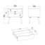 Ensemble de 2 tables de chevet 19,76 po Justus