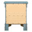 Table de chevet compacte sarcelle traditionnelle-421348388