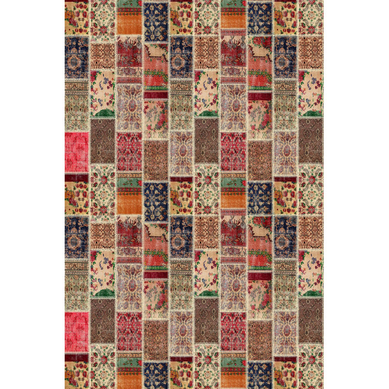 Luxurious Woven Area Rug, 100% Polyester, 23.6 x 39.4 inches | 650 g/m², 0.3 in Pile Height | Antibacterial, Non-Slip PVC Dot Underside, Machine Washable | 3D Digital Printing, Perfect for Living Room & Bedroom Decor