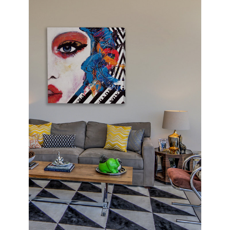 Lana Greben - Wrapped Canvas Painting, 122cm H x 122cm W x 3.81cm D