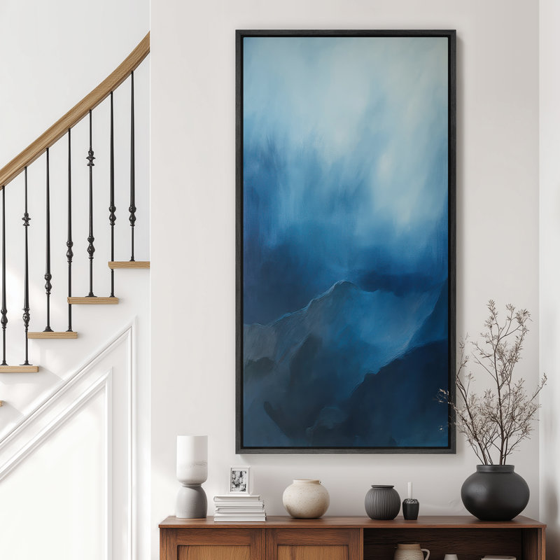 Très grand art mural rétro encadré pour art classique, H 60 po x l 30 po, Noir