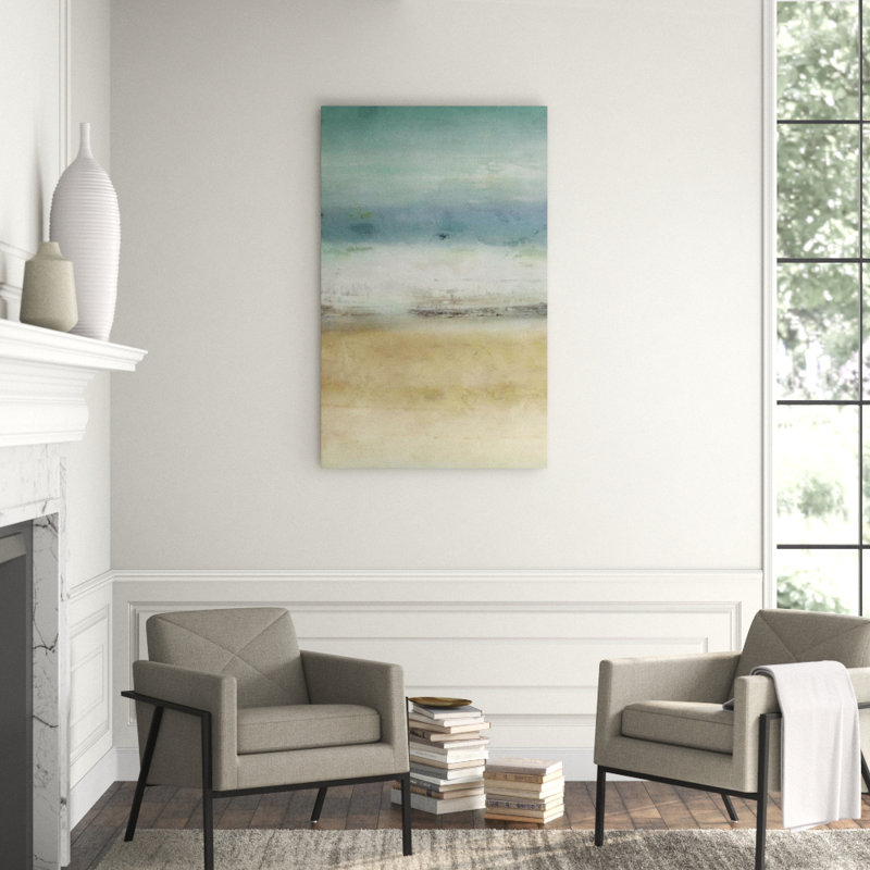 Morning Sea Breeze I Painting by Sofia Fox, 38" H x 24" W, Outdoor