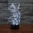 Hero Deadpool Illusion LED Lamp, 3D Light Experience