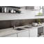 12" x 0.75" Marble Chair Rail Tile Trim in White