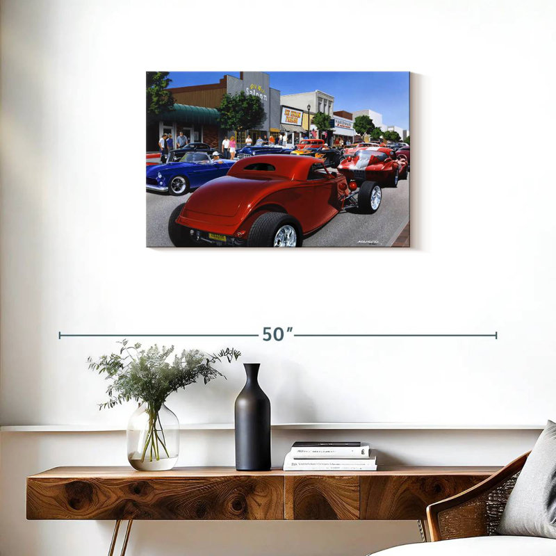 Mehar Car Show '98, 20" H x 30" W