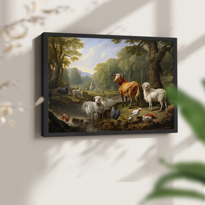Faune, série XXVI, reproduction encadrée