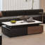 Table basse moderne avec rangement en pierre micro-cristalline-384691891