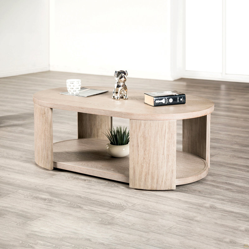 1Pc Oval Coffee Table